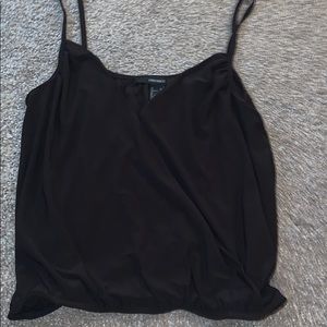 Black tank top